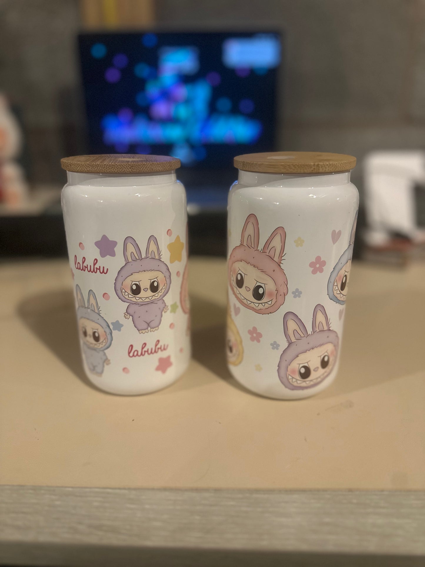 Little Monster Glass Cans