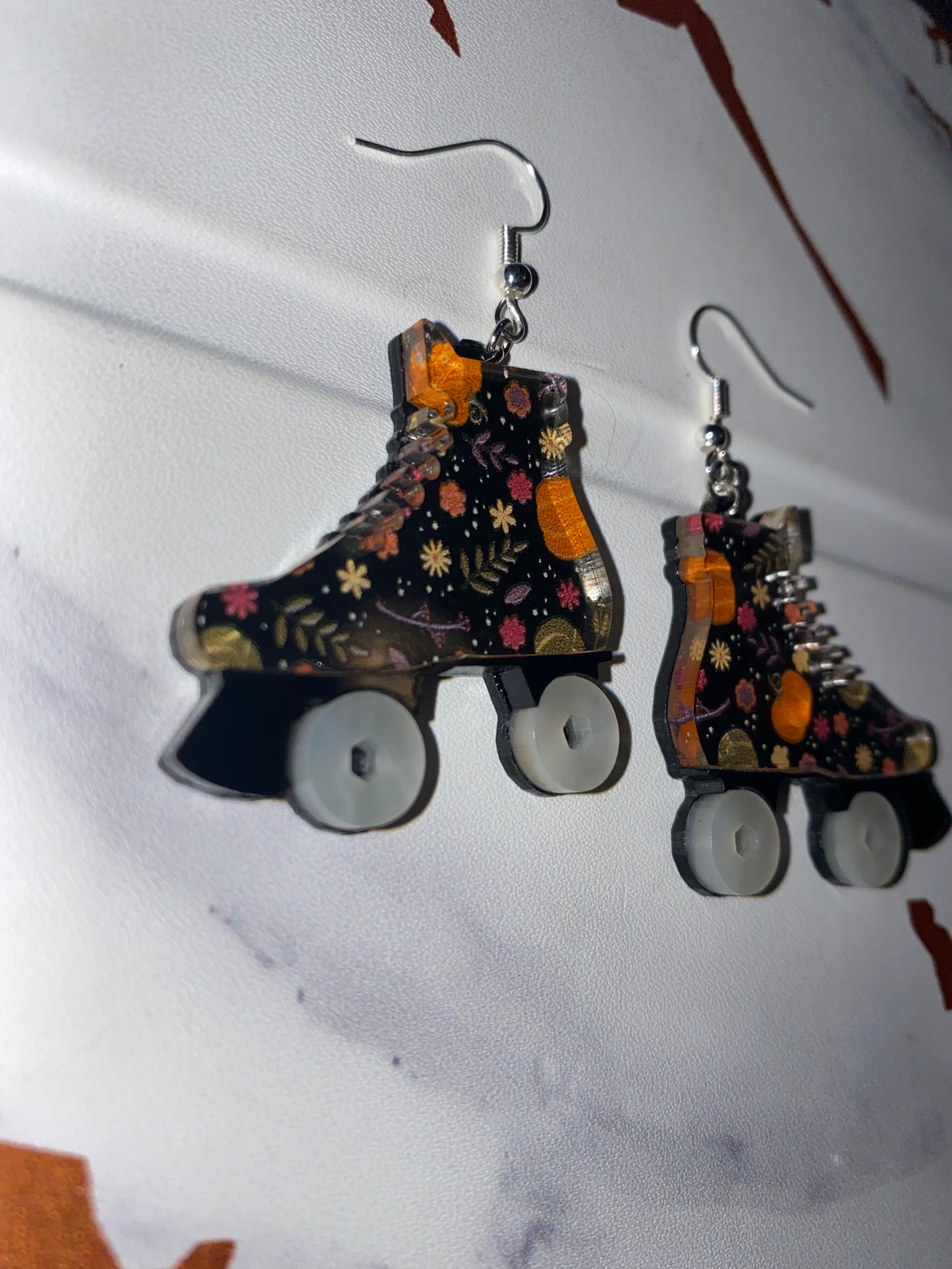 Pumpkin Quads Earrings
