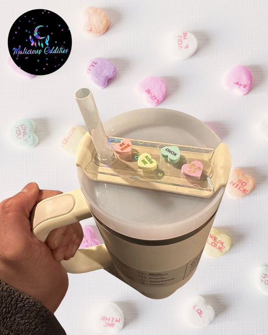 Sweethearts Candy Tumbler Topper