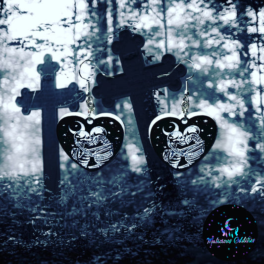 Skeleton Lovers Earrings